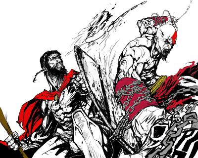 Tema: Kratos vs Leónidas